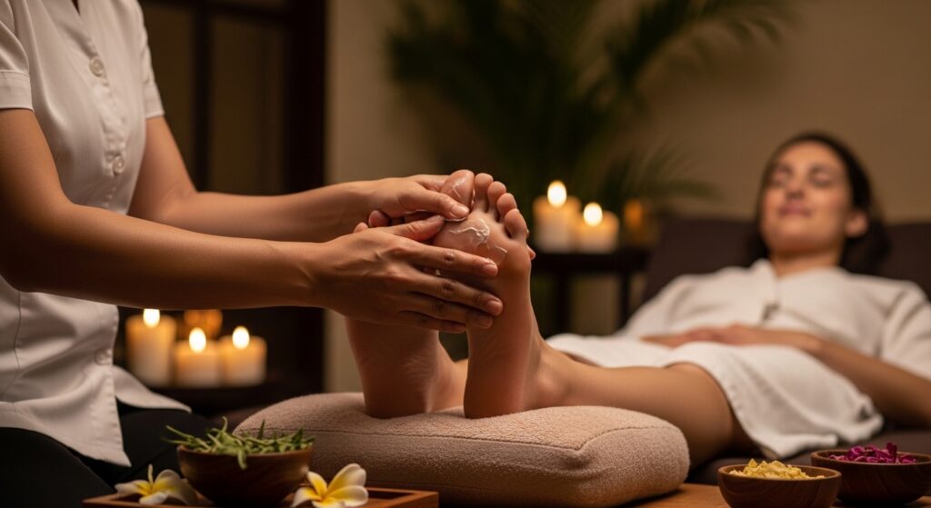 Por que a massagem relaxante nos pés reduz o estresse diário?